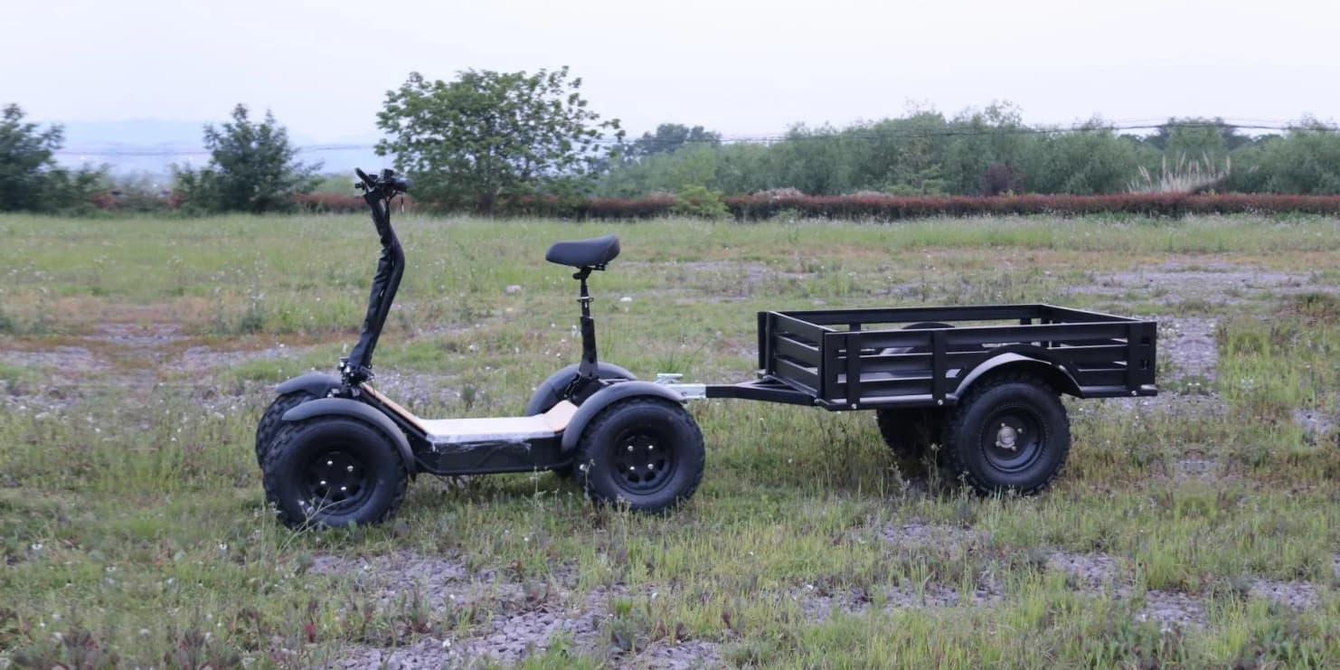 Están familiarizados Que Lobo con piel de cordero An AWD electric ATV from China? He bought one. Here's what showed up