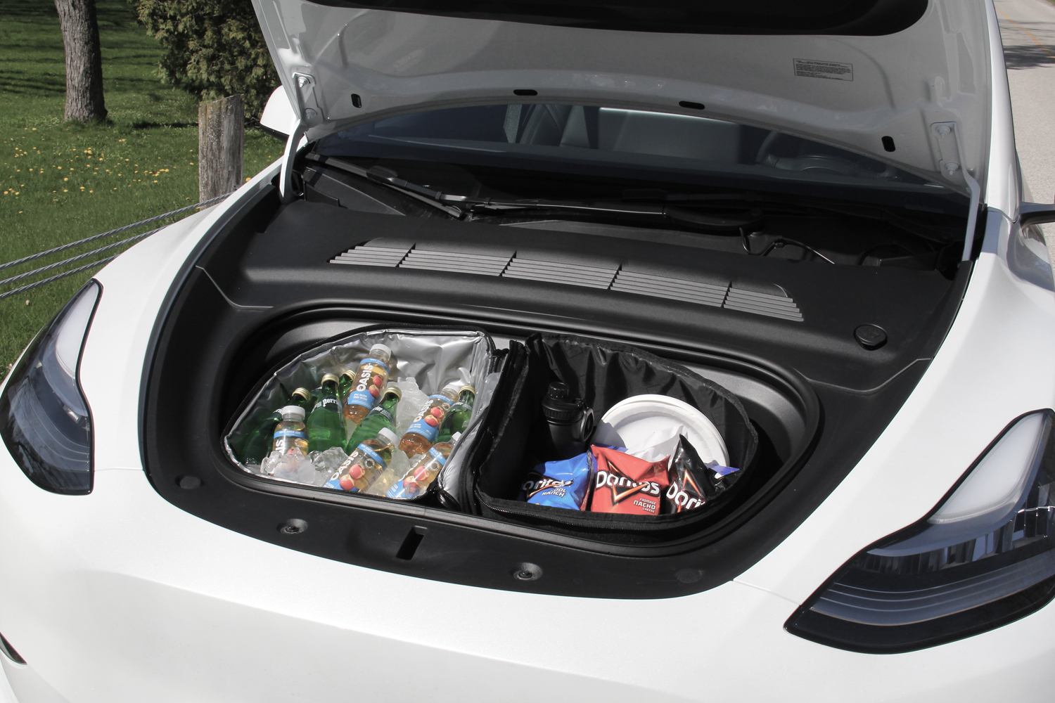 tesla model y frunk luggage