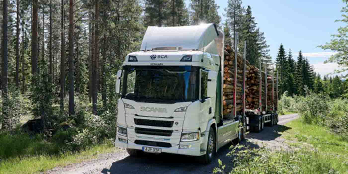 electric timber truck