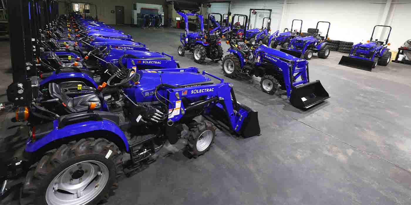 Solectrac electric tractor production