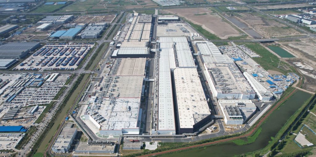 Update of production lines in Gigafactory Shanghai and current deliver –  Shop4Tesla