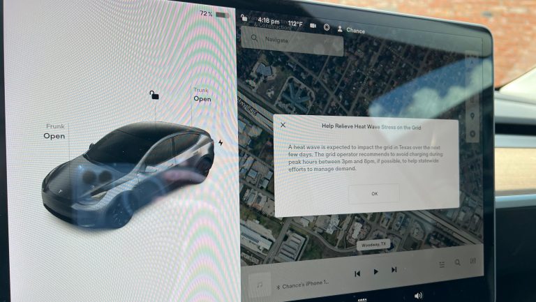 Tesla alert texas grid
