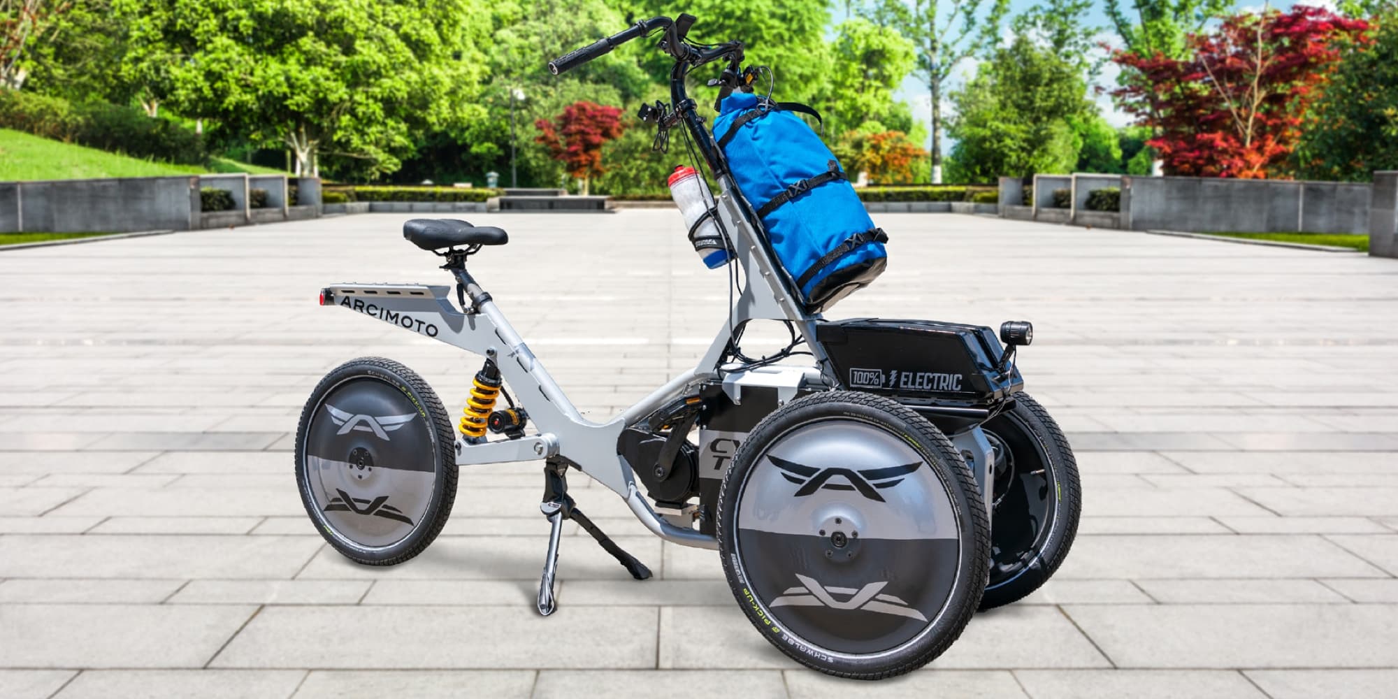 Electric motor for 3 best sale wheel bicycle