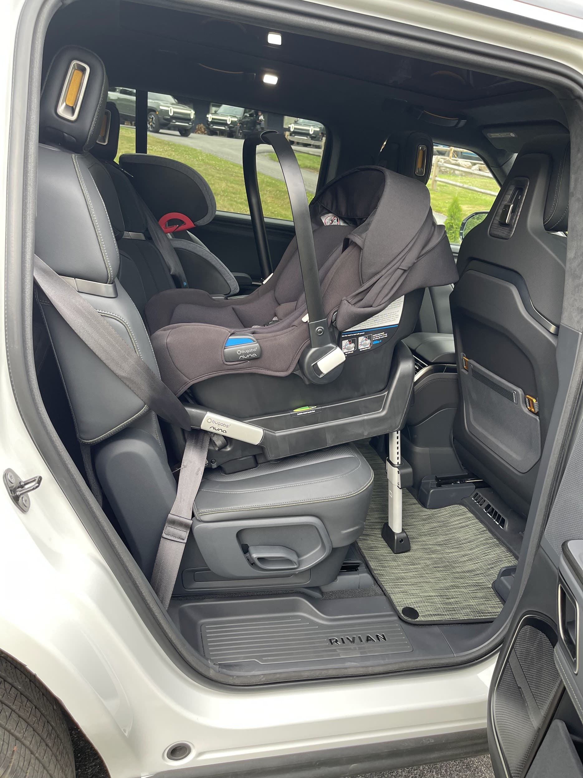 rivian R1S baby seat