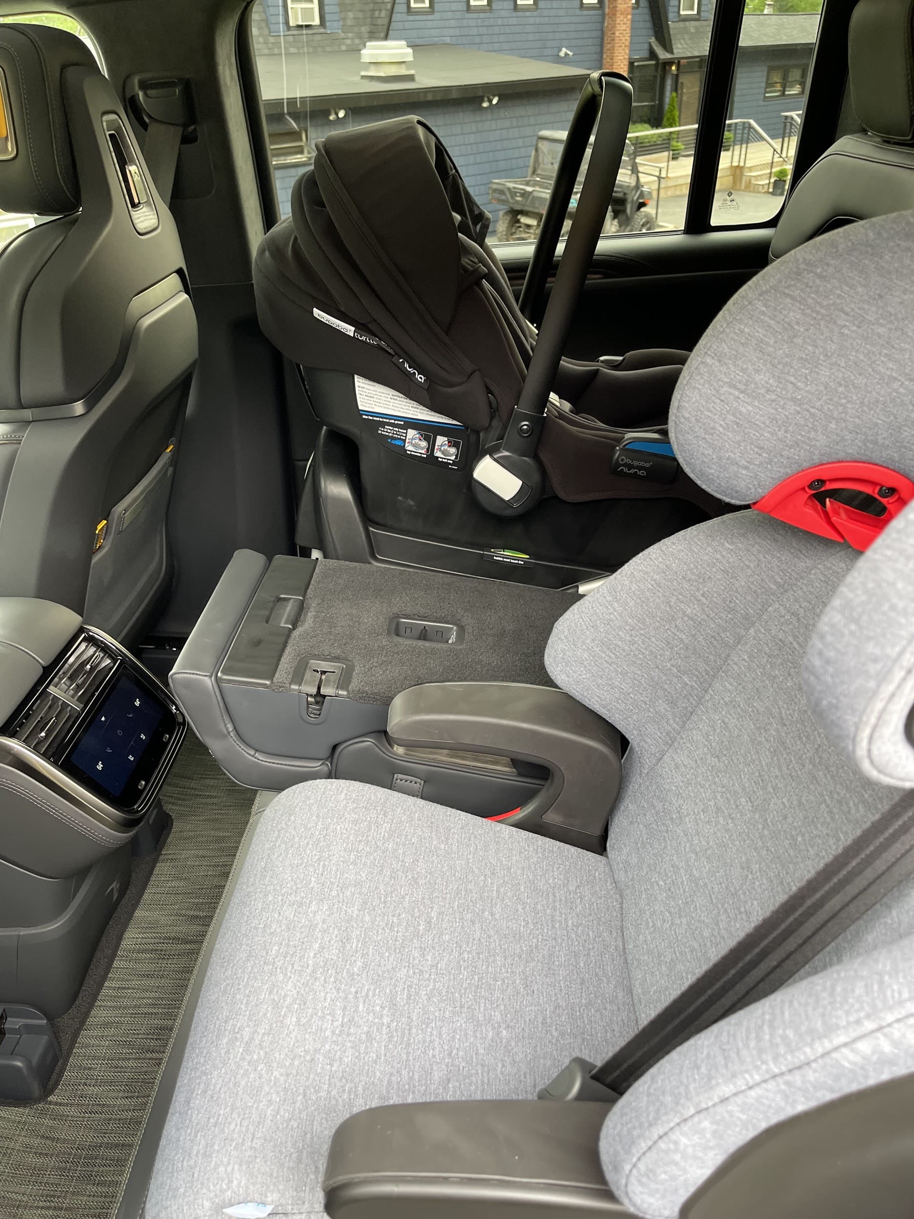 rivian R1S baby seat