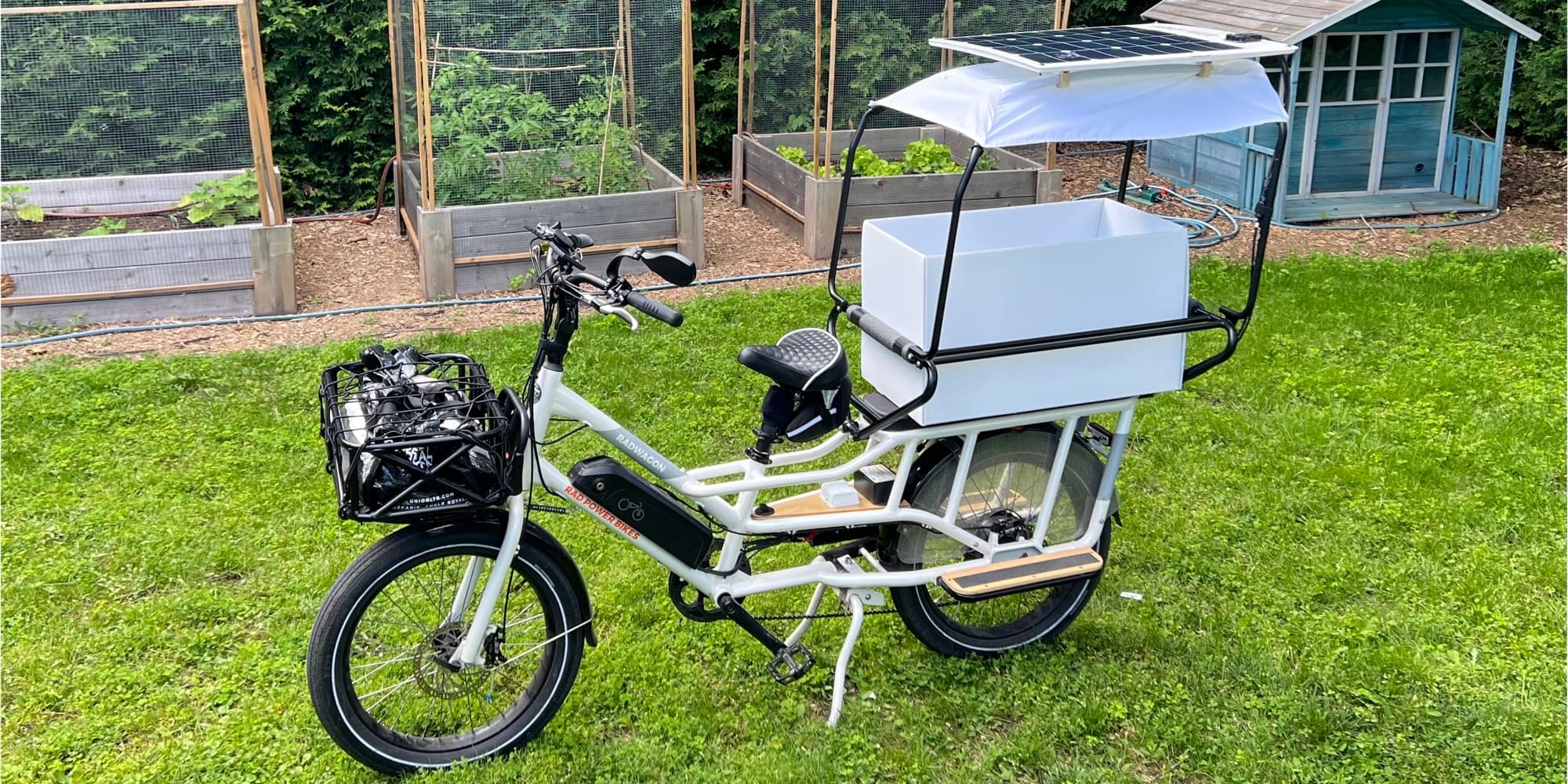 DIY 1 500W solar power electric bike beats a car for kid trips and