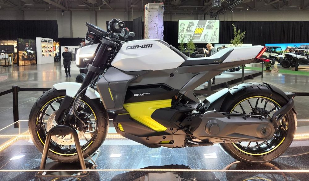 Can Am Unveils Two Electric Motorcycles Set To Bring Back The Glory