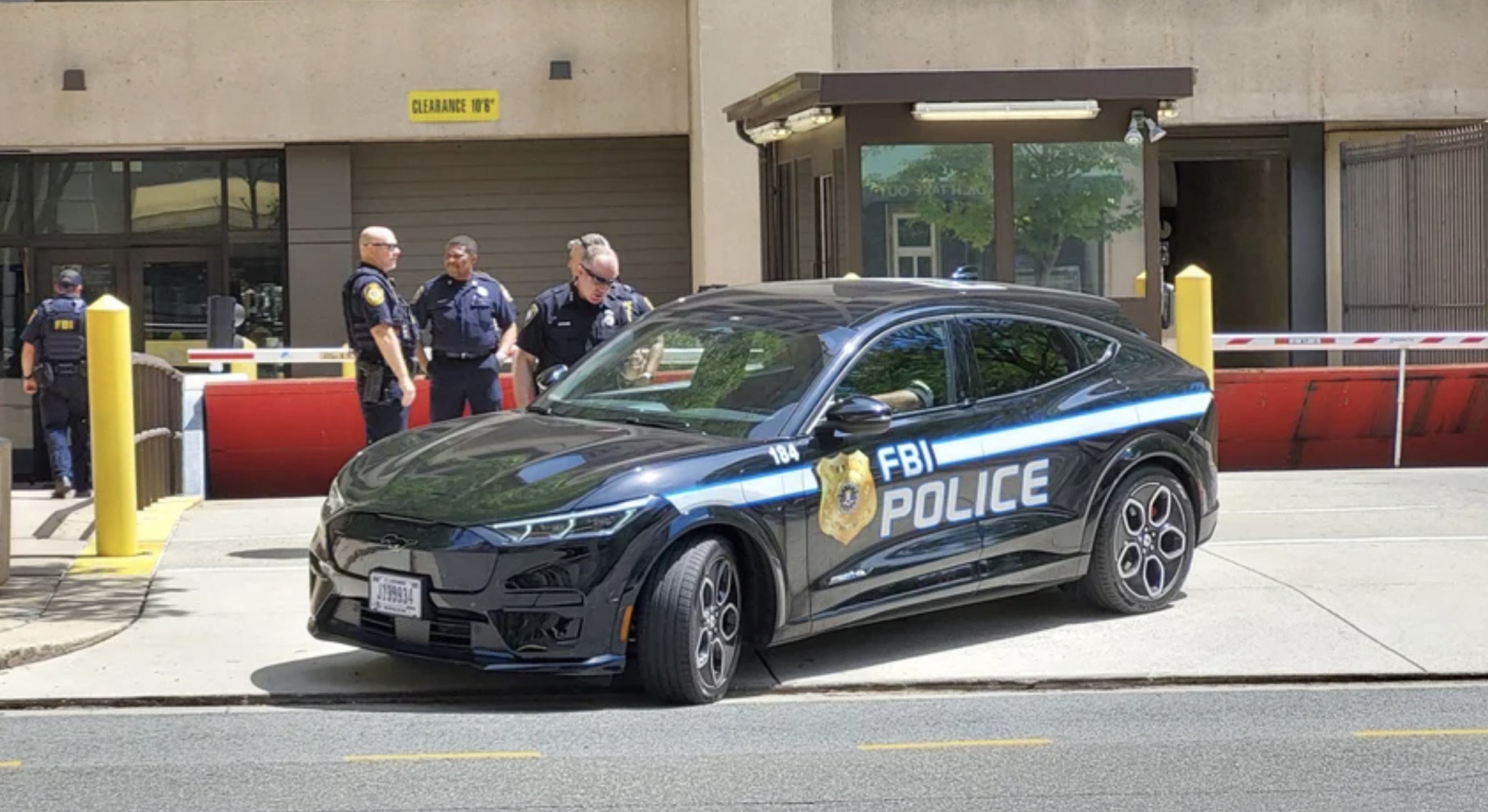 Ford electric police deals car