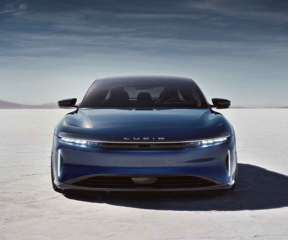 Lucid Motors unveils wicked fast tri motor Air Sapphire