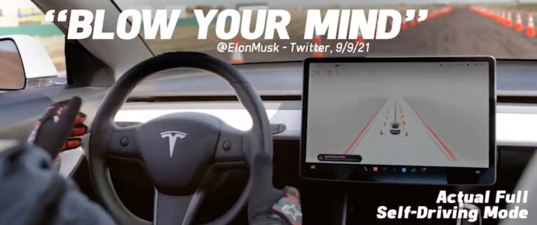 Tesla Full SElf-Driving Beta failed test