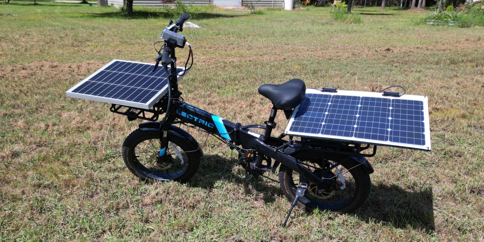 solar charging electric bike