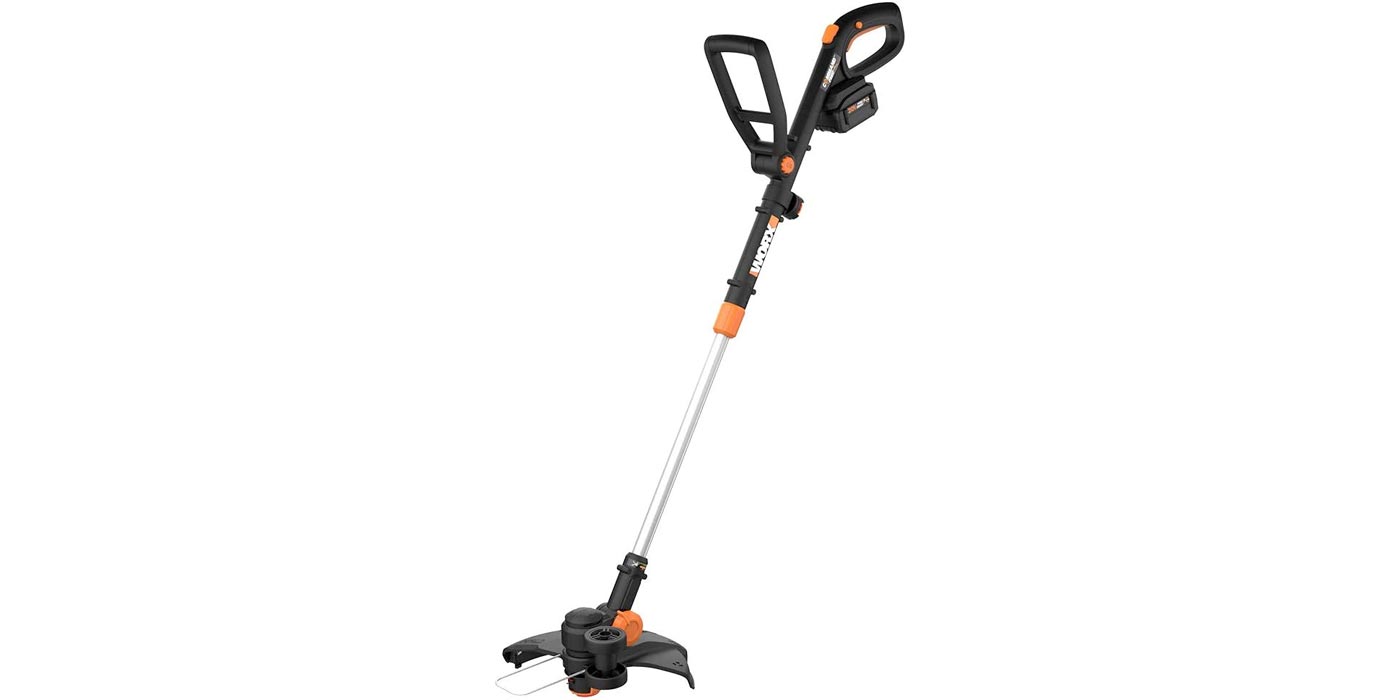 WORX string trimmer with 4Ah battery 110 more Electrek