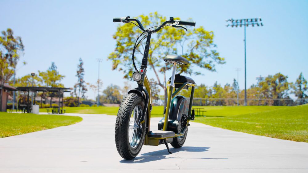 EcoSmart Cargo 1,000W electric scooter carries two
