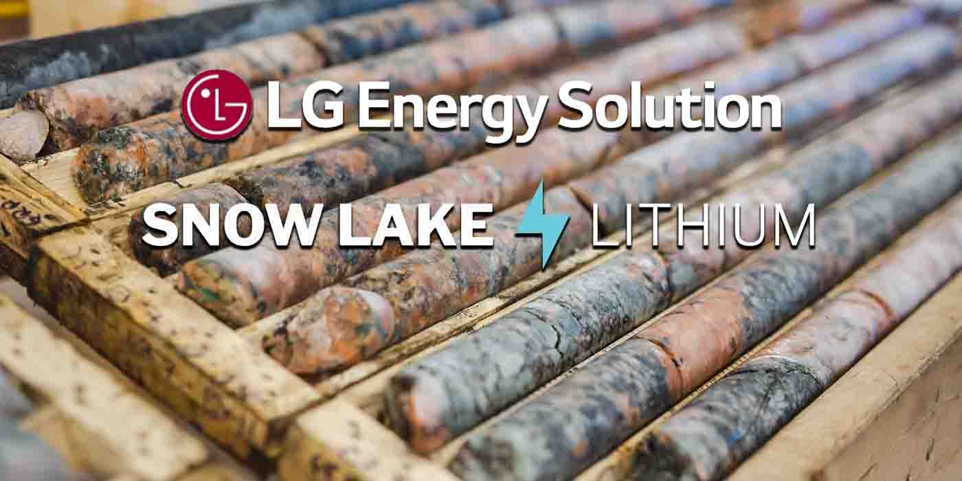 photo of LG Energy Solution and Snow Lake Lithium team up to establish lithium supply chain for EVs in North America image