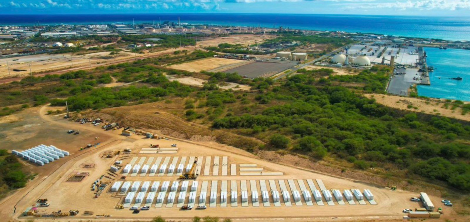 Tesla Megapack Hawai d, the Kapolei Energy Storage facility (KES)