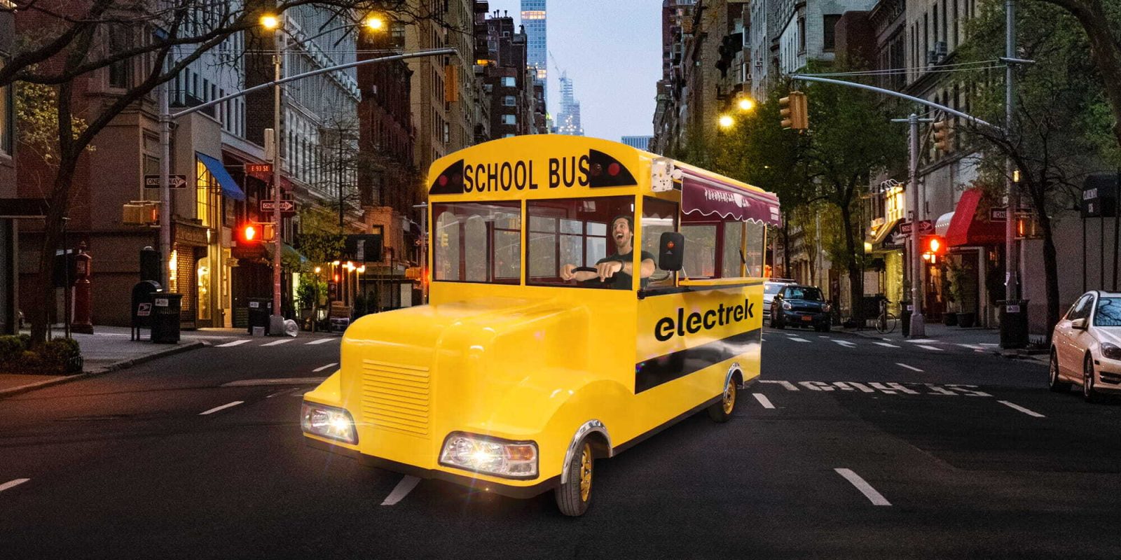 photo of Weird Alibaba: Anyone want a $2,000 school bus-shaped electric food truck from China? image