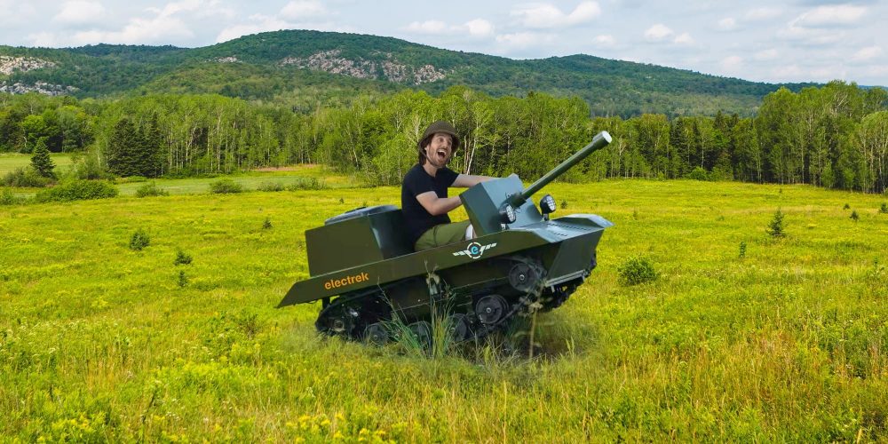 электрический армейский танк