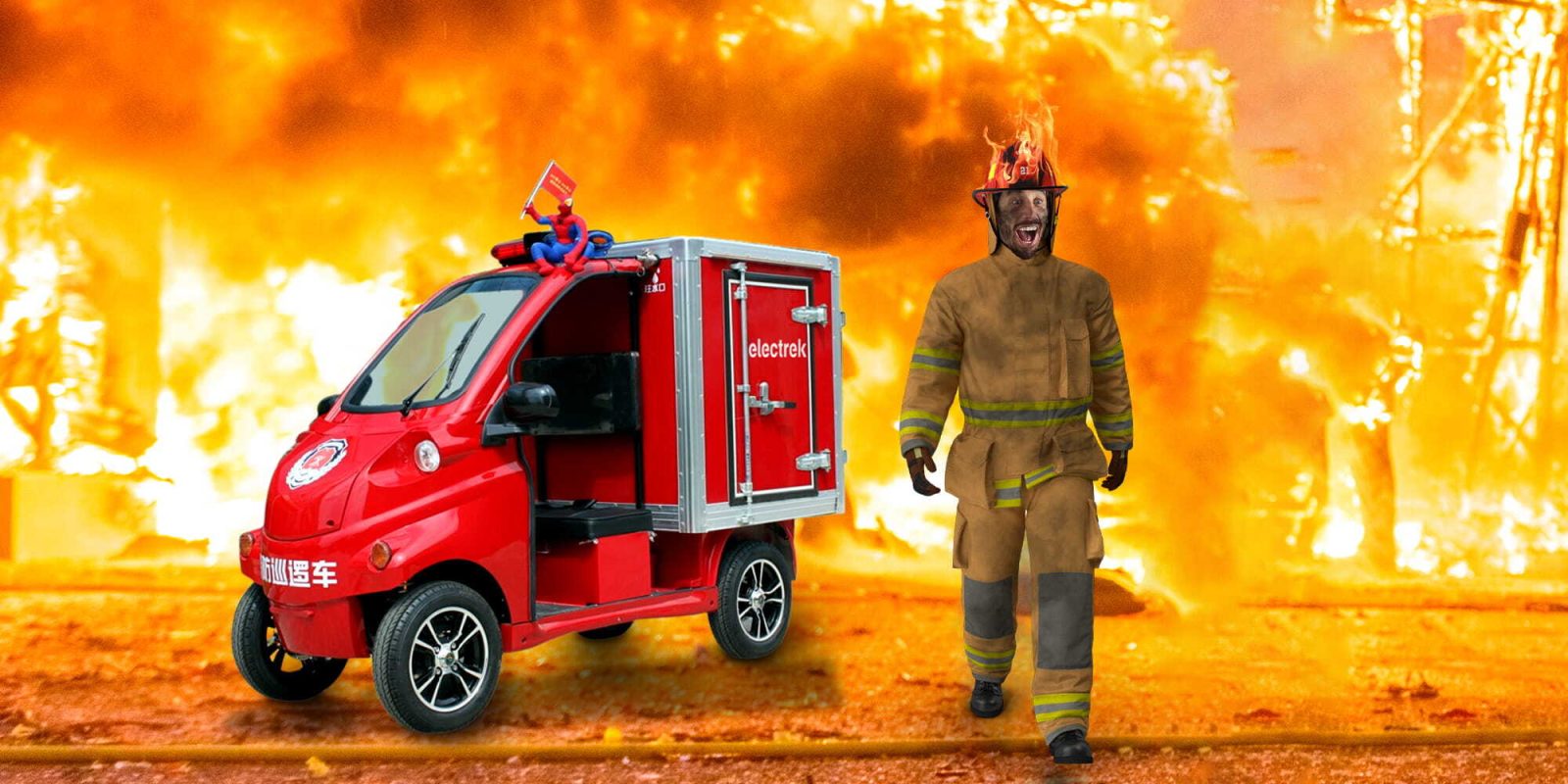 electric fire truck alibaba