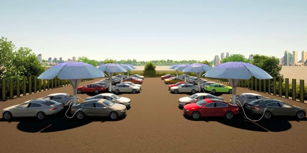 Solar trees could soon be charging your car