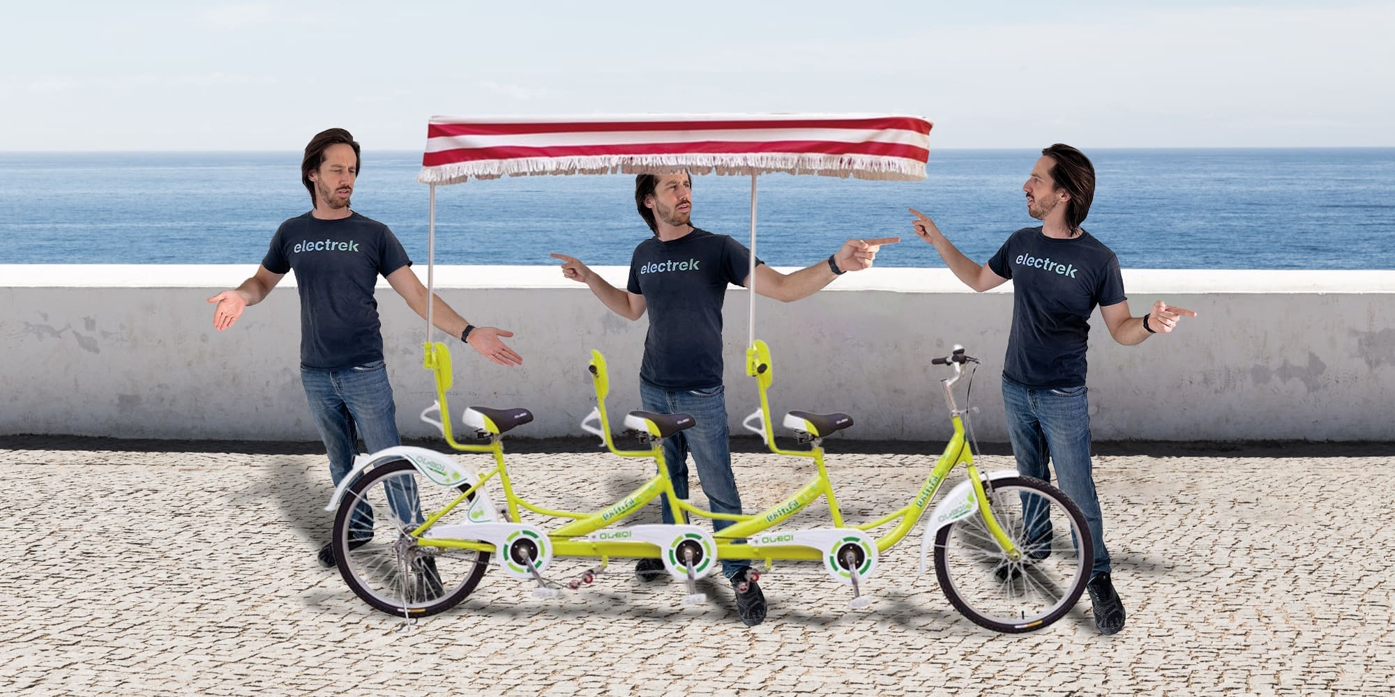 Electric bicycle discount built for two