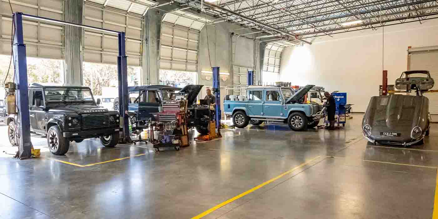 We visited ECD Automotive's facility where it builds electric Jaguars