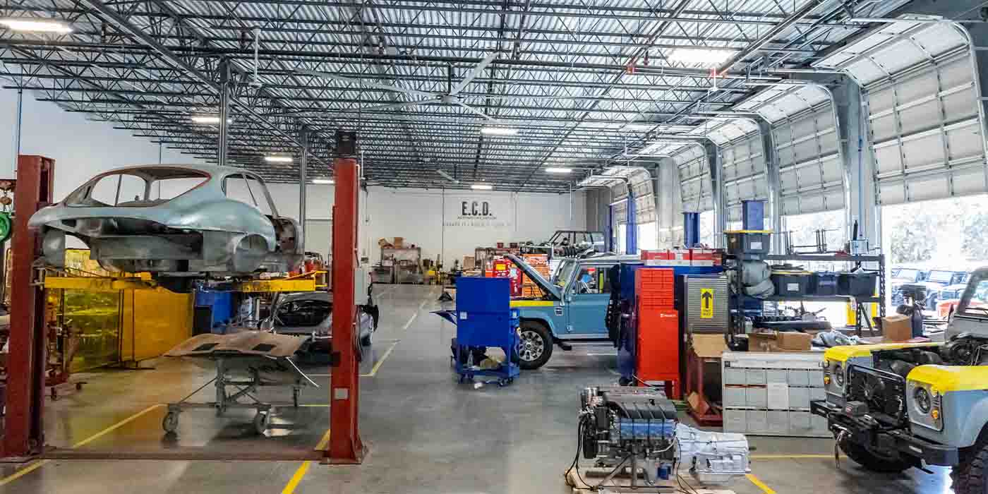 We visited ECD Automotive's facility where it builds electric Jaguars