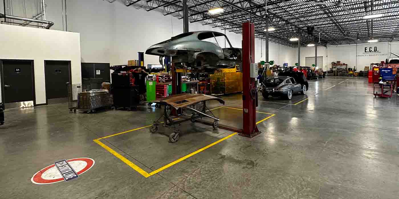 We visited ECD Automotive's facility where it builds electric Jaguars