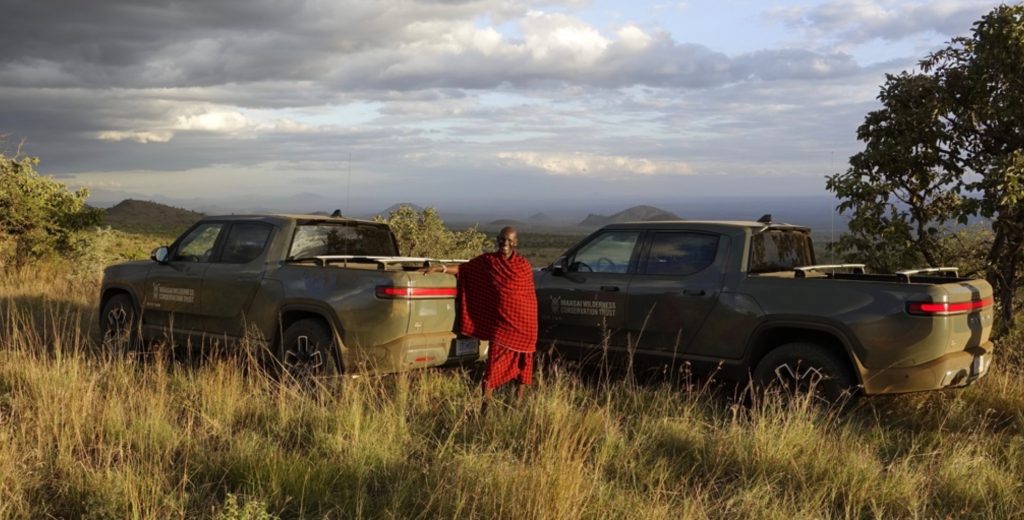 Rivian R1T MAasai Africa