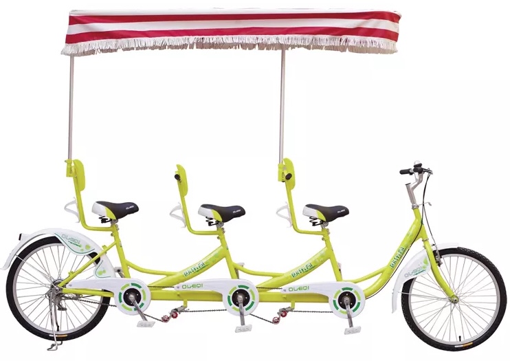 Triple tandem bicycle hot sale