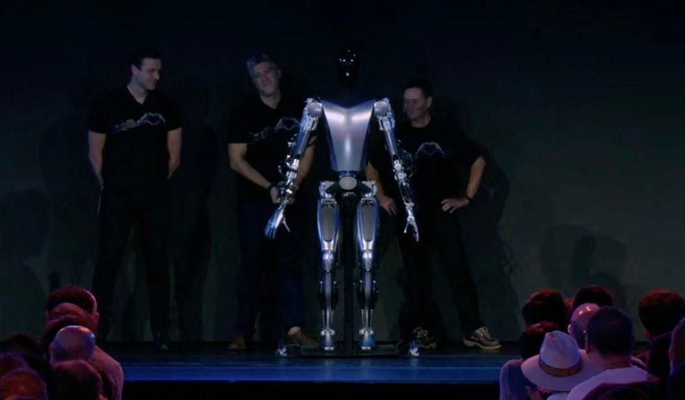 Tesla Bot Optimus prototype