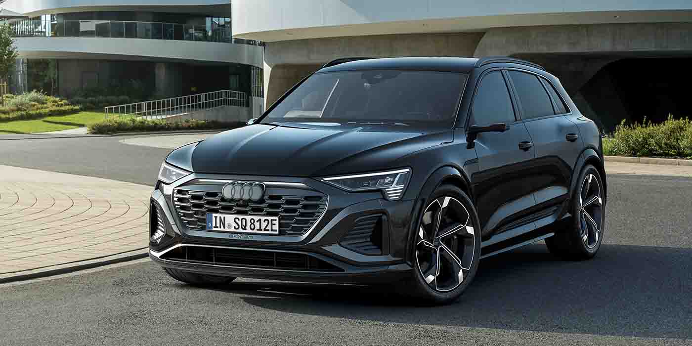 Audi Introduces Q8 E Tron Evs As Its Top Of The Line Electric Suv