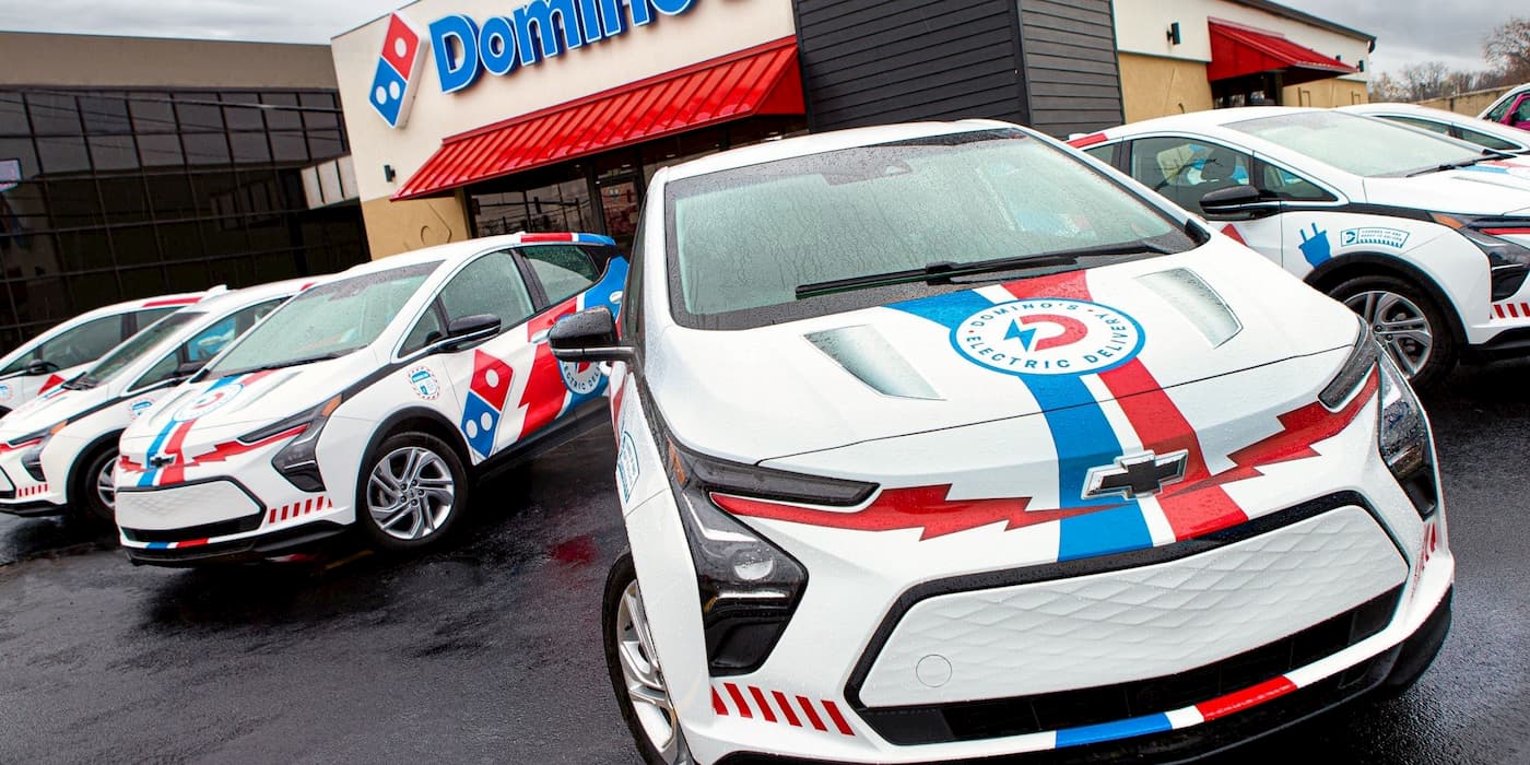 Domino's acquires 800 Chevy Bolts EVs for delivery fleet