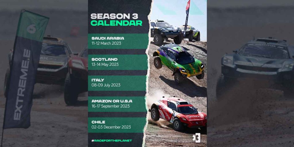 Extreme E Season 3 Race Calendar Includes New Events In UK And US