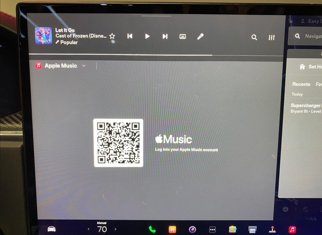 Integrazione dell'app Tesla Apple Music 2