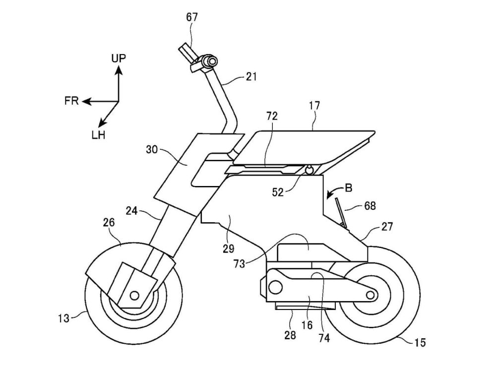 honda electric scooter design