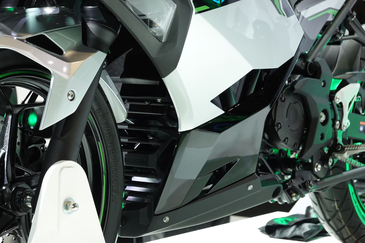 Closer look at Kawasaki's new electric motorcycles