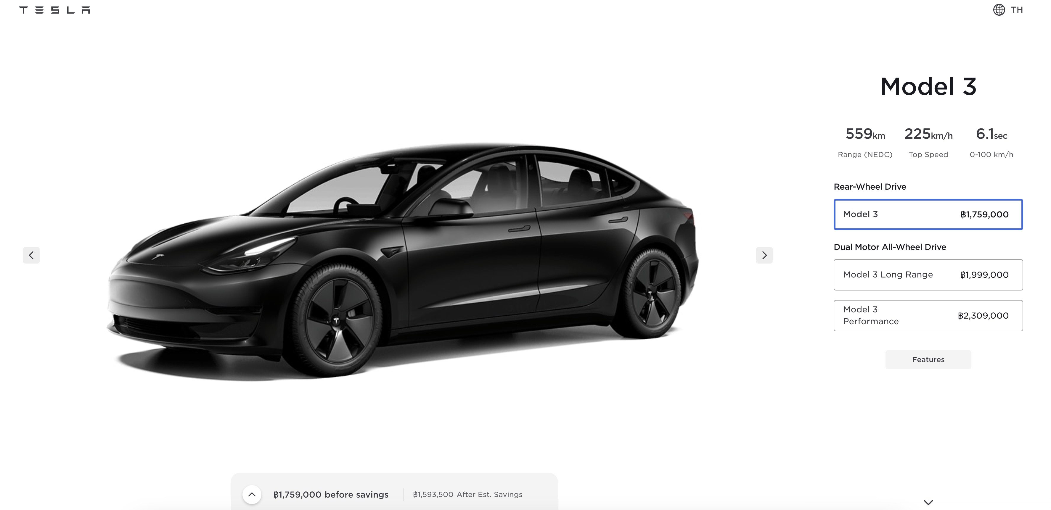 Tesla launches in Thailand, opens Model 3 and Y orders at competitive