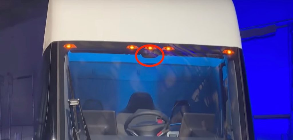Tesla Semi top camera array