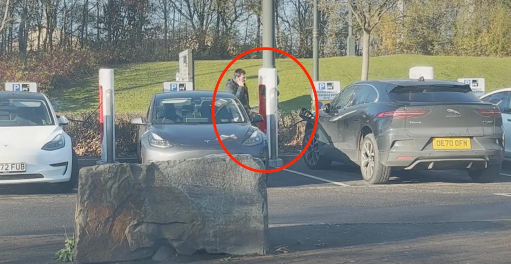 Tesla dashcam catches teens egging Model 3 at Supercharger