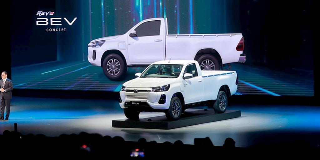 Toyota preps first electric pickup, the Hilux BEV, following BYD Shark ...