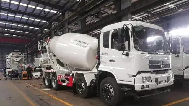 cement mixer electric truck