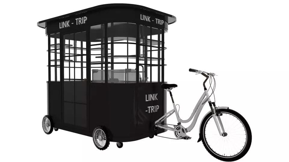 Food deals bicycle cart