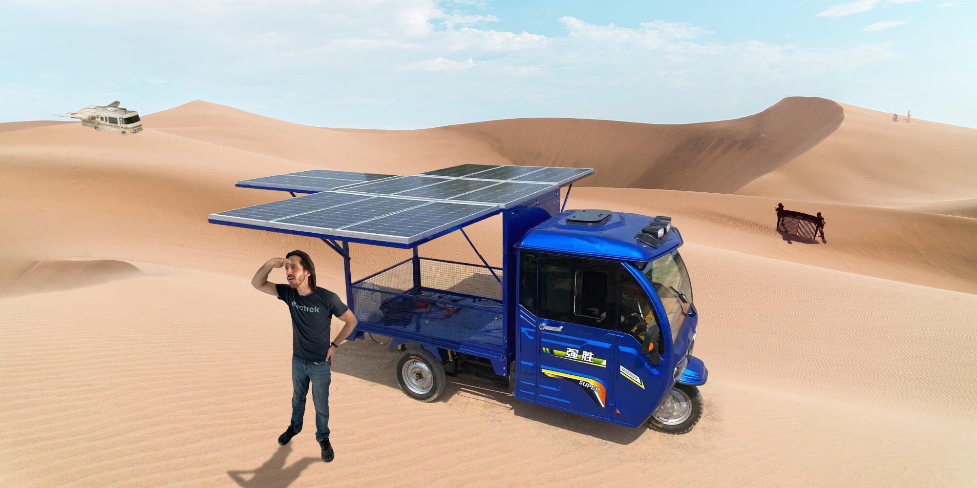 Truck solar store