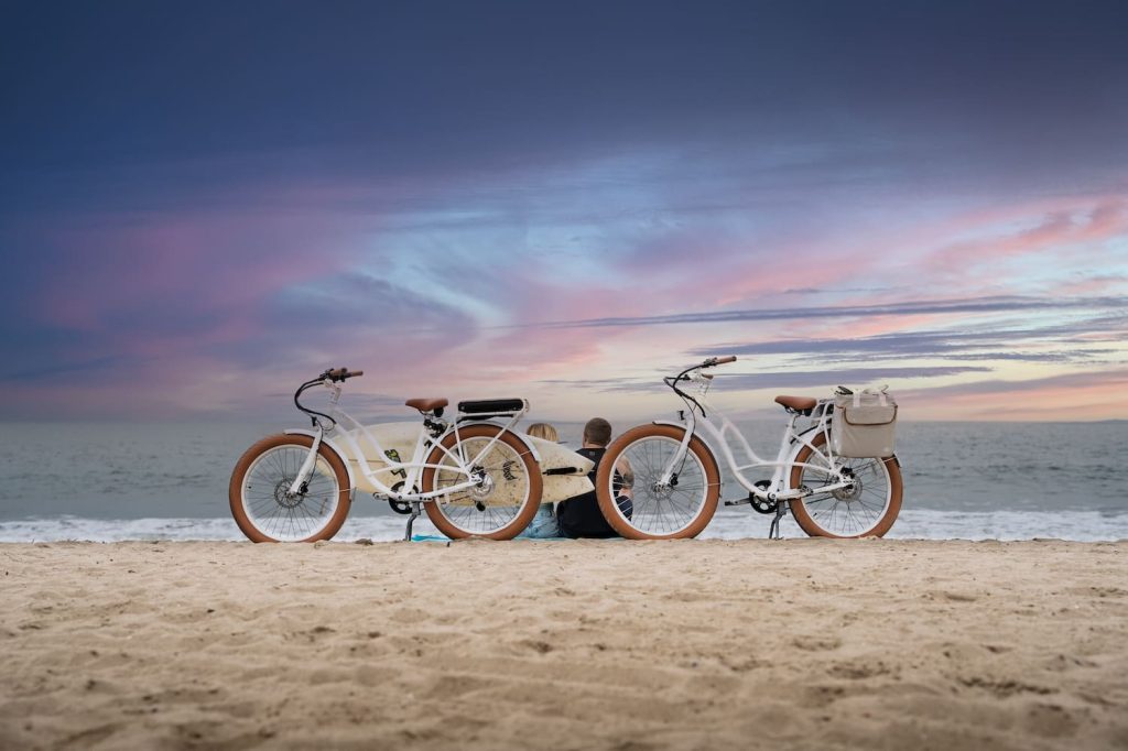 priority e-coast electric beach cruiser bike