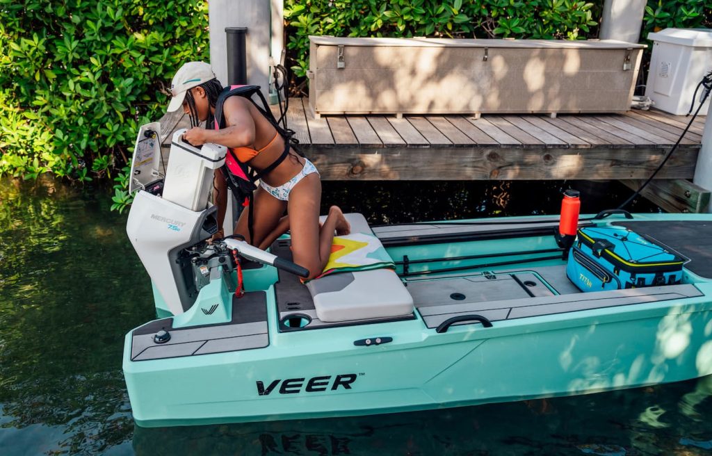 veer x13 electrical  boat