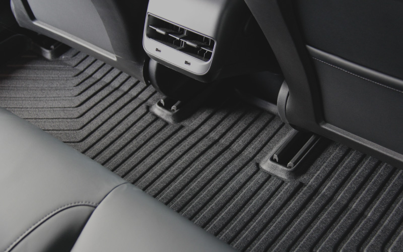 Model y deals rubber mats