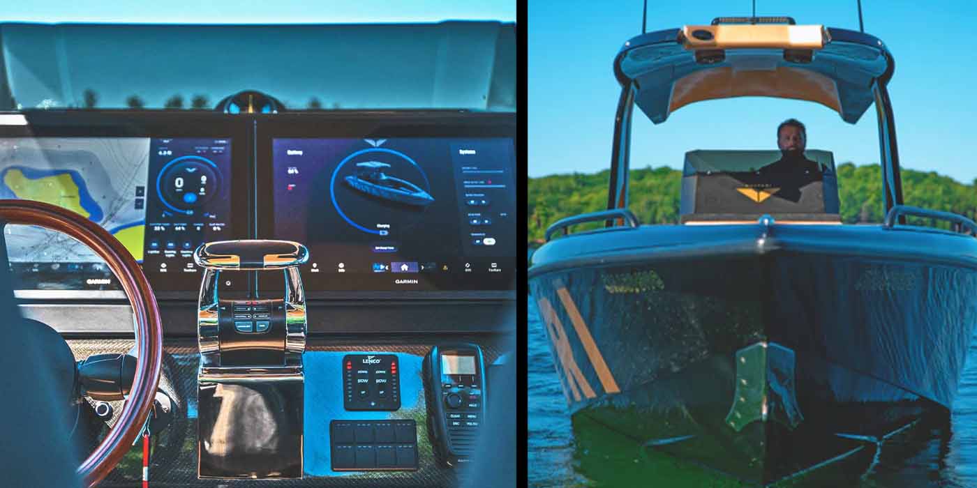 This electric performance boat hit the Bahamas on a single charge