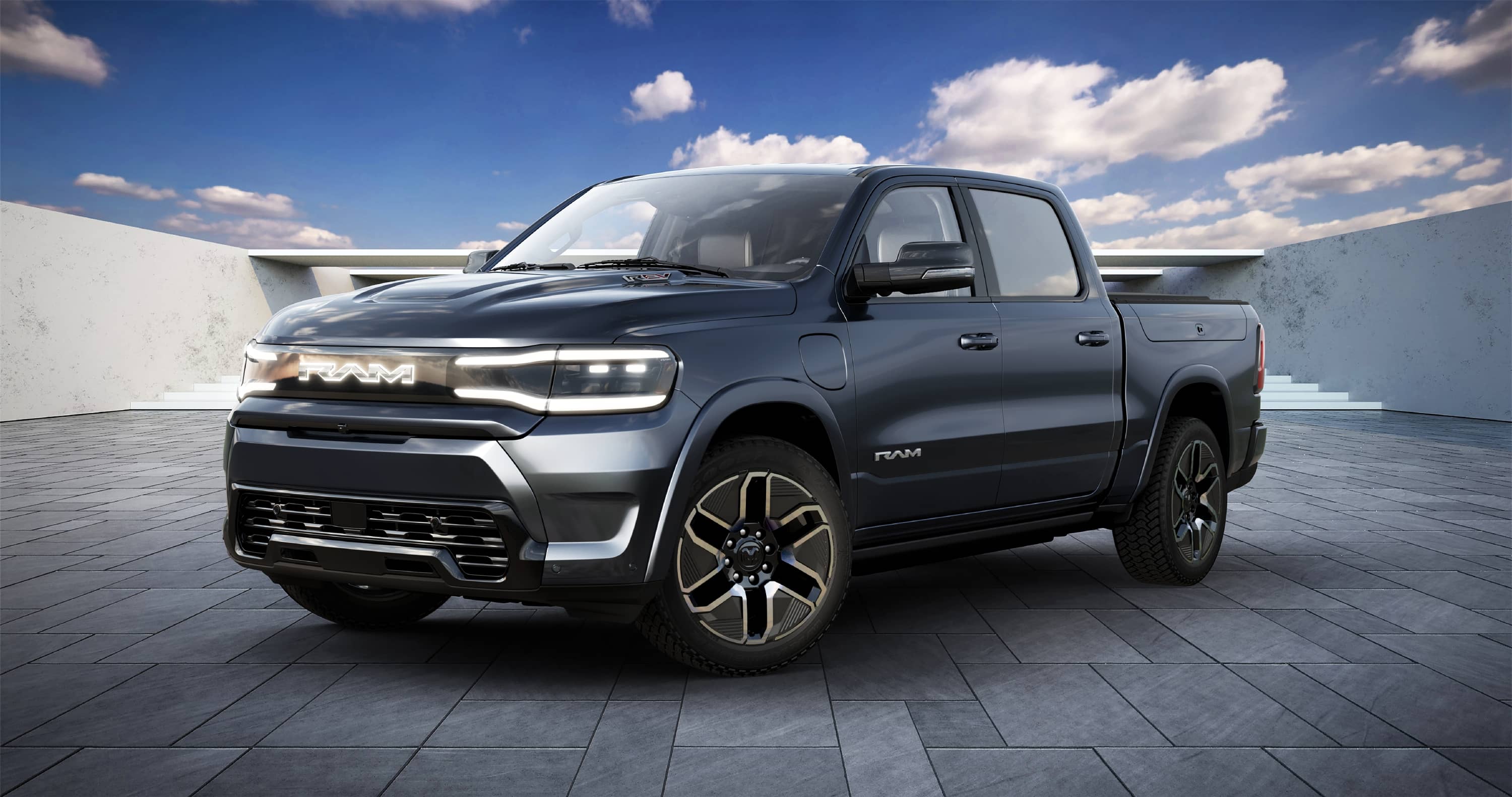 Check Out The First Images Of The 2025 Ram 1500 REV Electric Truck