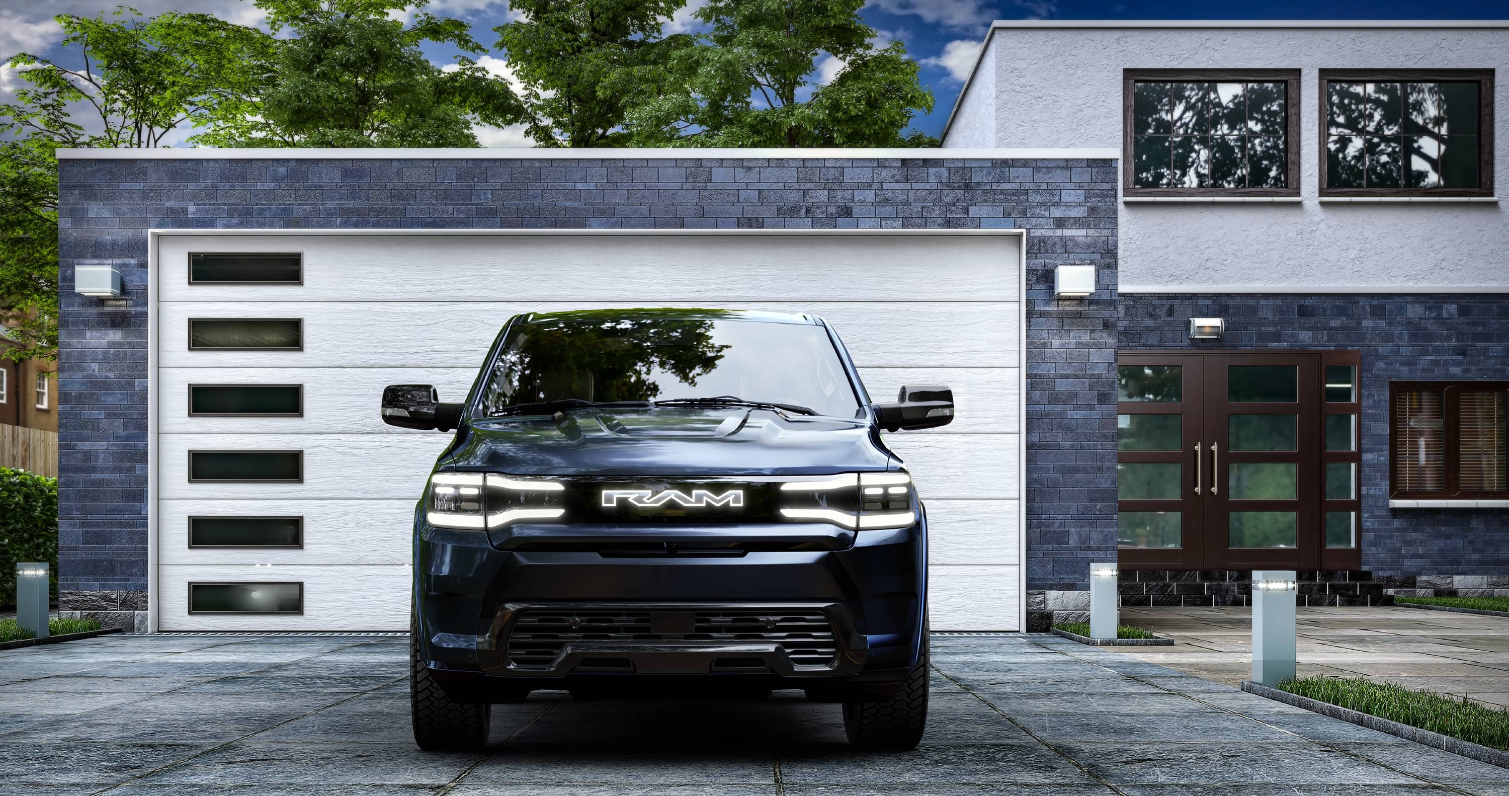 Check out the first images of the 2025 Ram 1500 REV electric truck