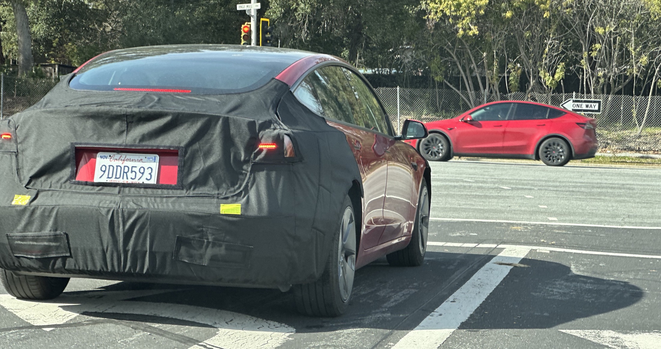 Tesla Model 3 refresh prototype spotted being tested